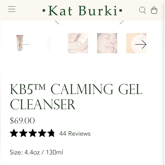 KAT BURKI KB5 CALMING GEL CLEANSER - Picture 10 of 13